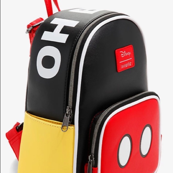 Loungefly Mickey Mouse cosplay Mini backpack and wallet - Picture 2 of 6